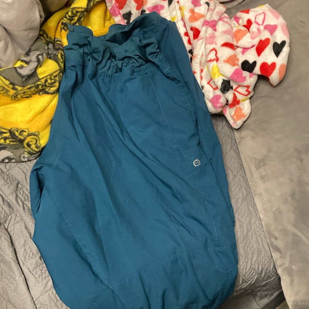 Caribbean blue scrub pants